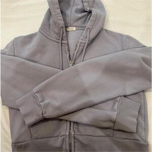 Brandy Melville- light purple Christy zip up